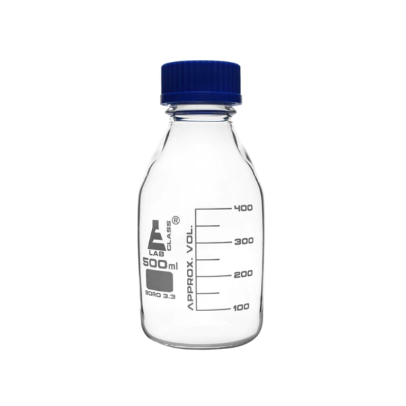 CH0164C - Botella Graduada Para Medios Gl45 500ml Eisco