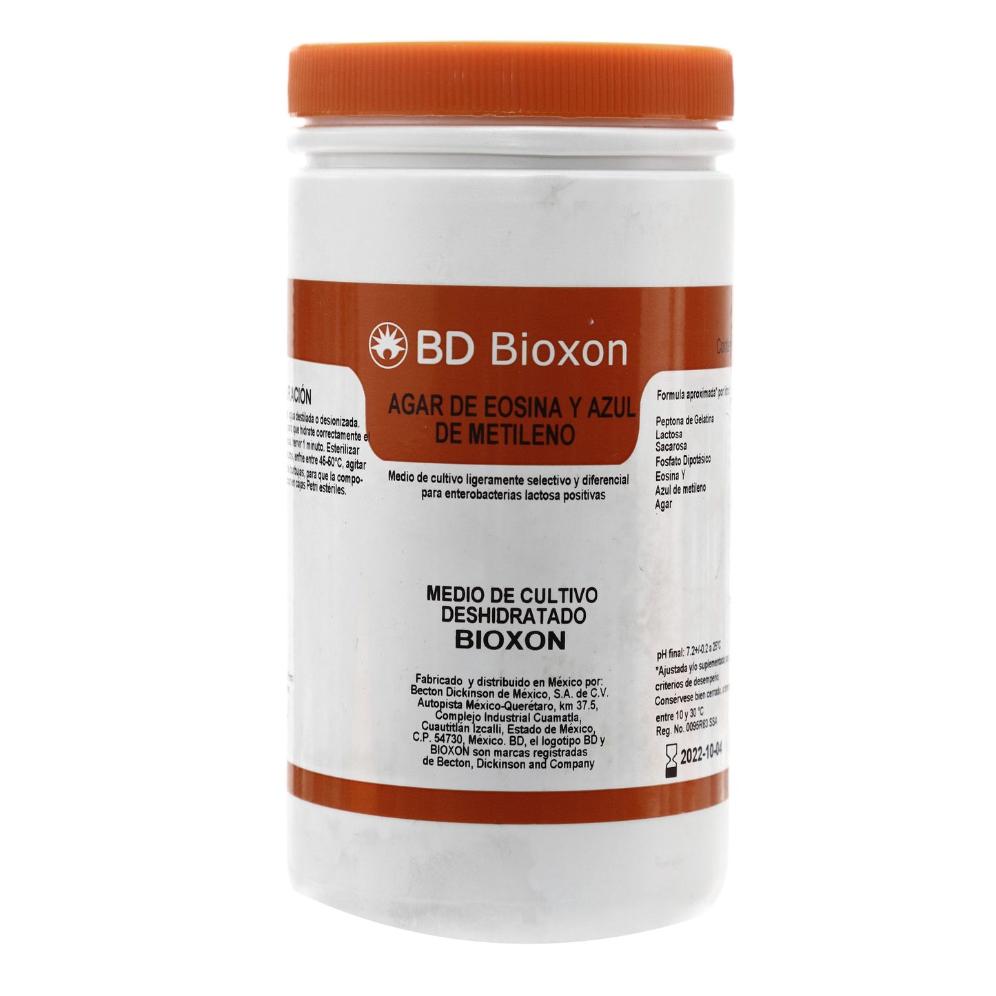 210600 - Agar Eosina Y Azul De Metileno 450g Bioxon
