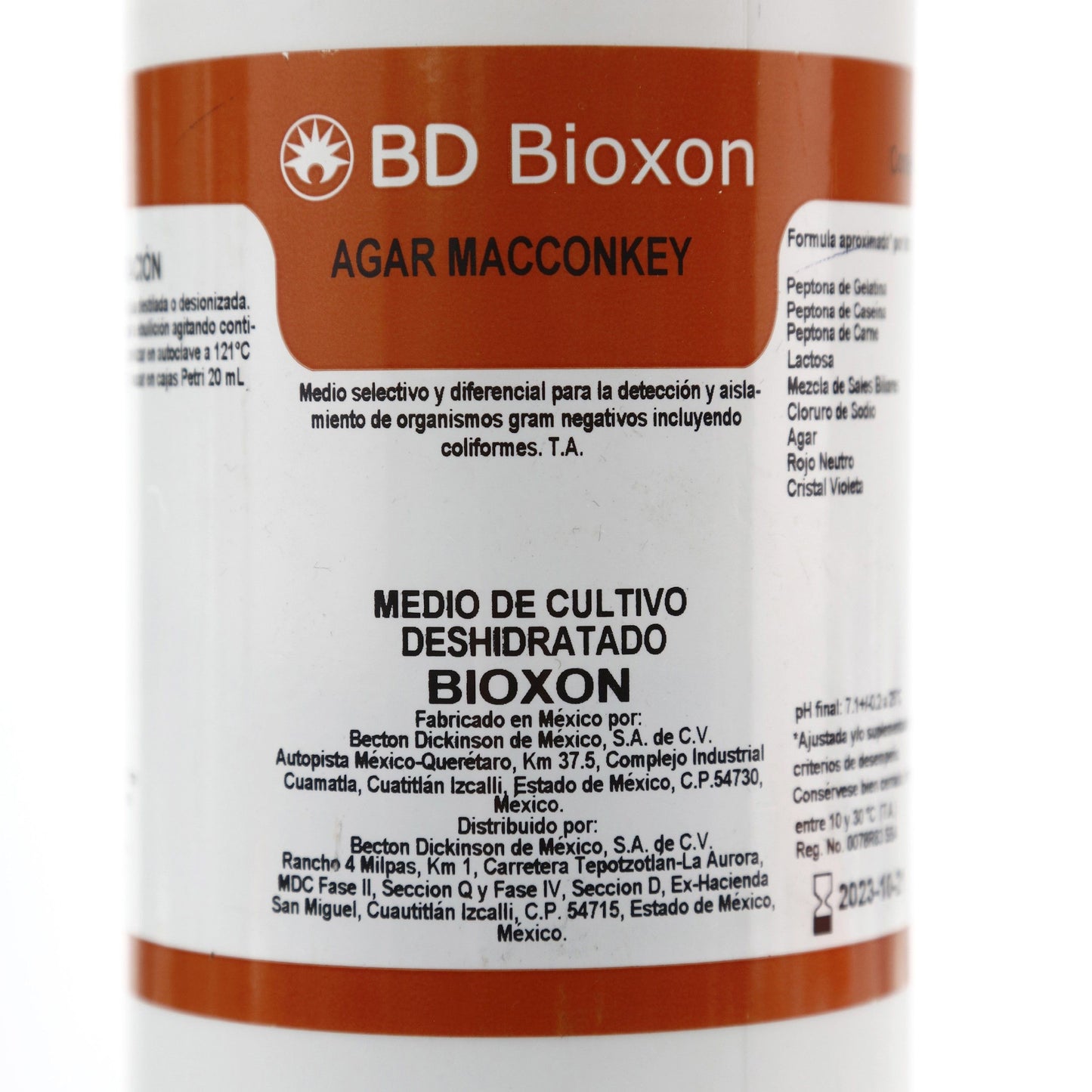 210900 - Agar Mac Conkey 450g Bioxon