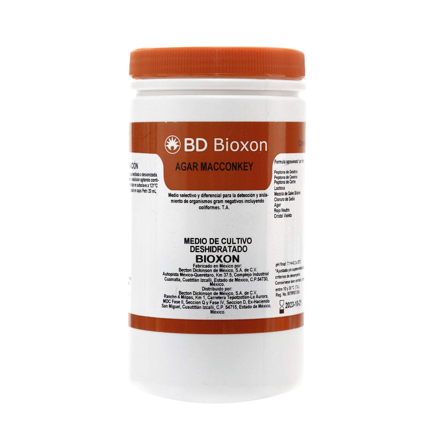 210900 - Agar Mac Conkey 450g Bioxon