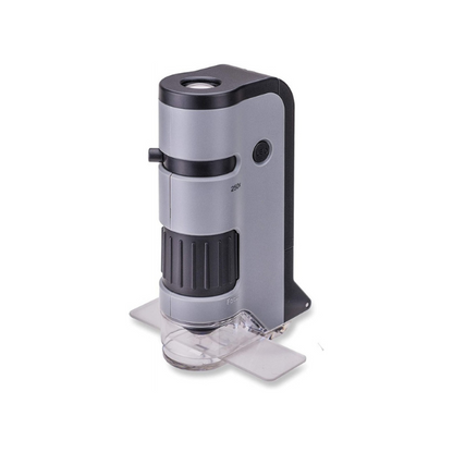 Microscopio De Bolsillo 100-250X  C/Clip Para Smartphone Carson