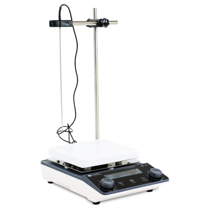 Termoagitador Plato Cerámica 15x15cm 300°C 1600rpm VIAND
