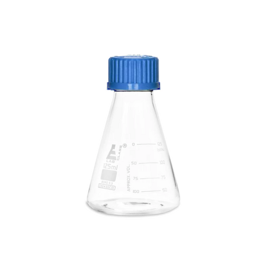 CH0430C - Matraz Erlenmeyer con Tapa Rosca 125ml Eisco