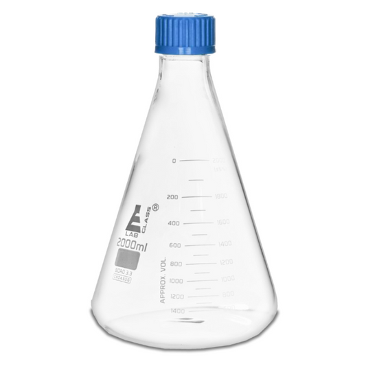 CH0430G - Matraz Erlenmeyer con Tapa Rosca 2000ml Eisco