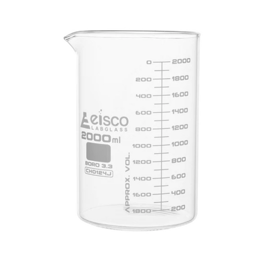 CH0124J - Vaso Precipitado de Vidrio Astm 2000ml Eisco