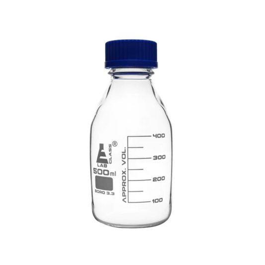 CH0164C - Botella Graduada Para Medios Gl45 500ml Eisco