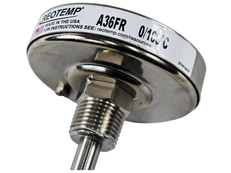 A36FR-C43 - Termómetro Respuesta Rápida 0-100°C Largo 90cm Reotemp
