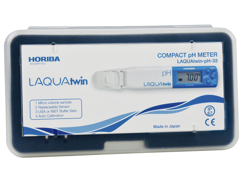 PH33 – Medidor De Ph/Mv/°C 0.00 A 14.00 Laquatwin Horiba