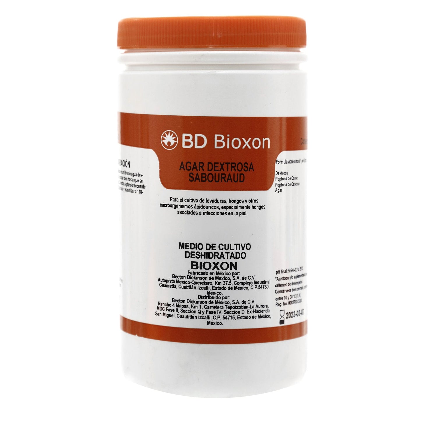 210700 - Agar Dextrosa Sabouraud 450g   Bioxon