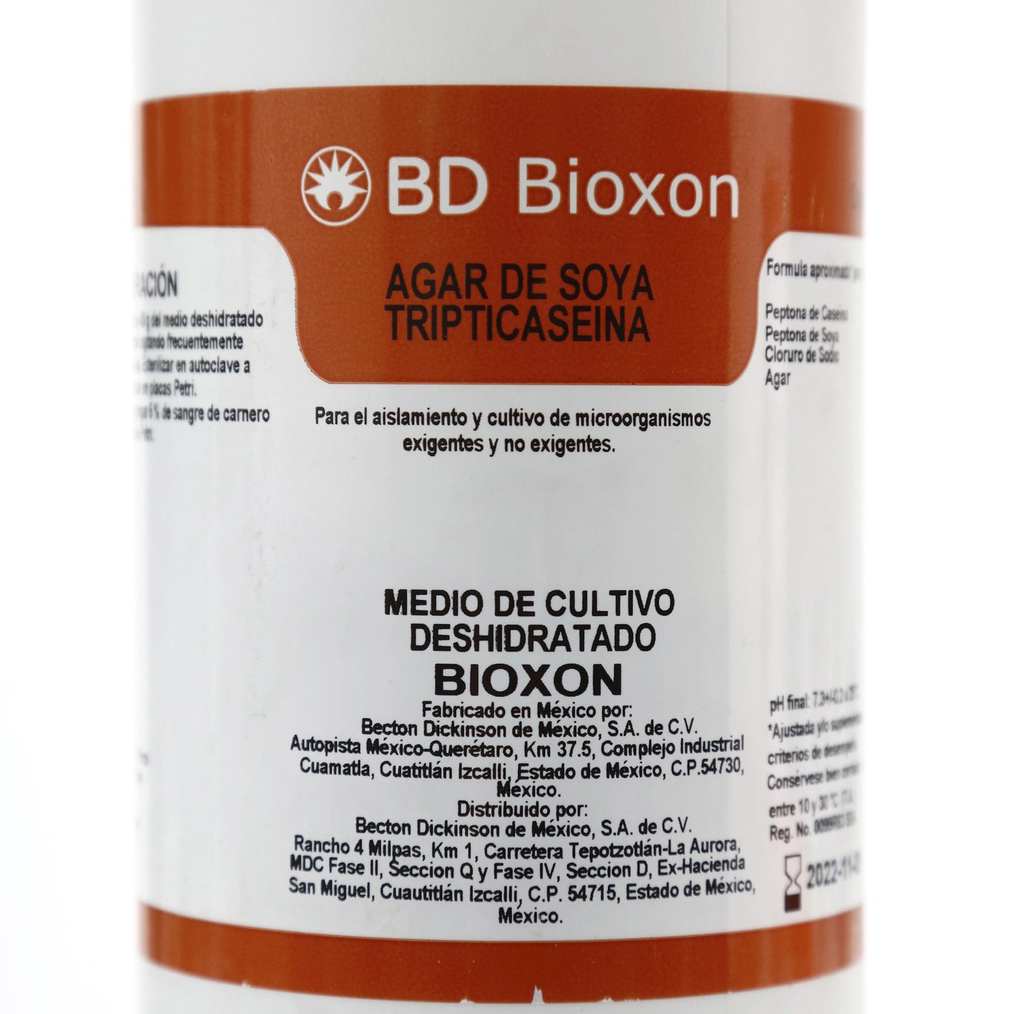 210800 - Agar Soya Tripticaseina 450g Bioxon