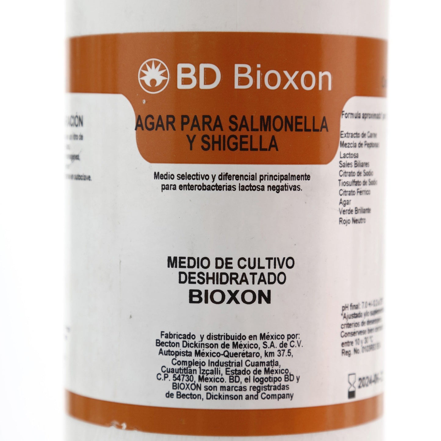 214400 - Agar Salmonella Y Shigella 450g Bioxon