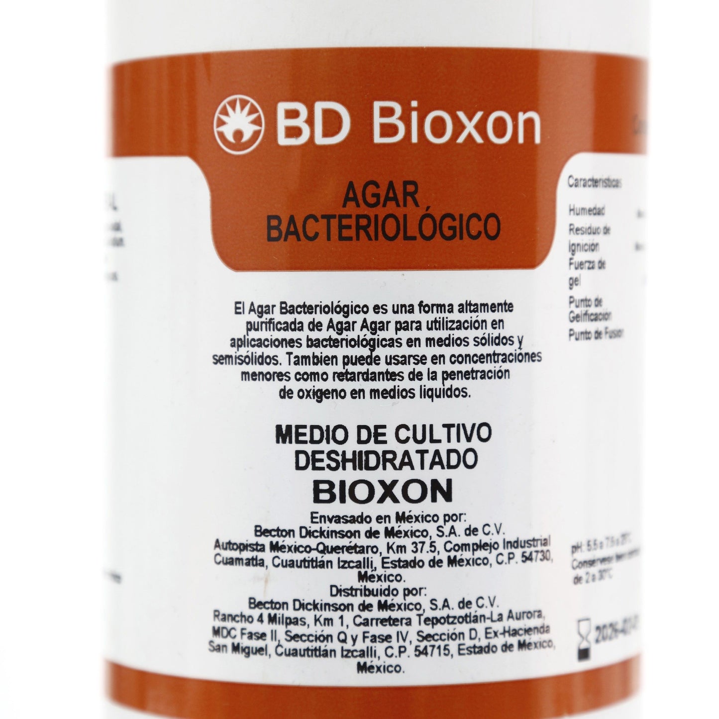 215000 - Agar Bacteriologico 450g Bioxon