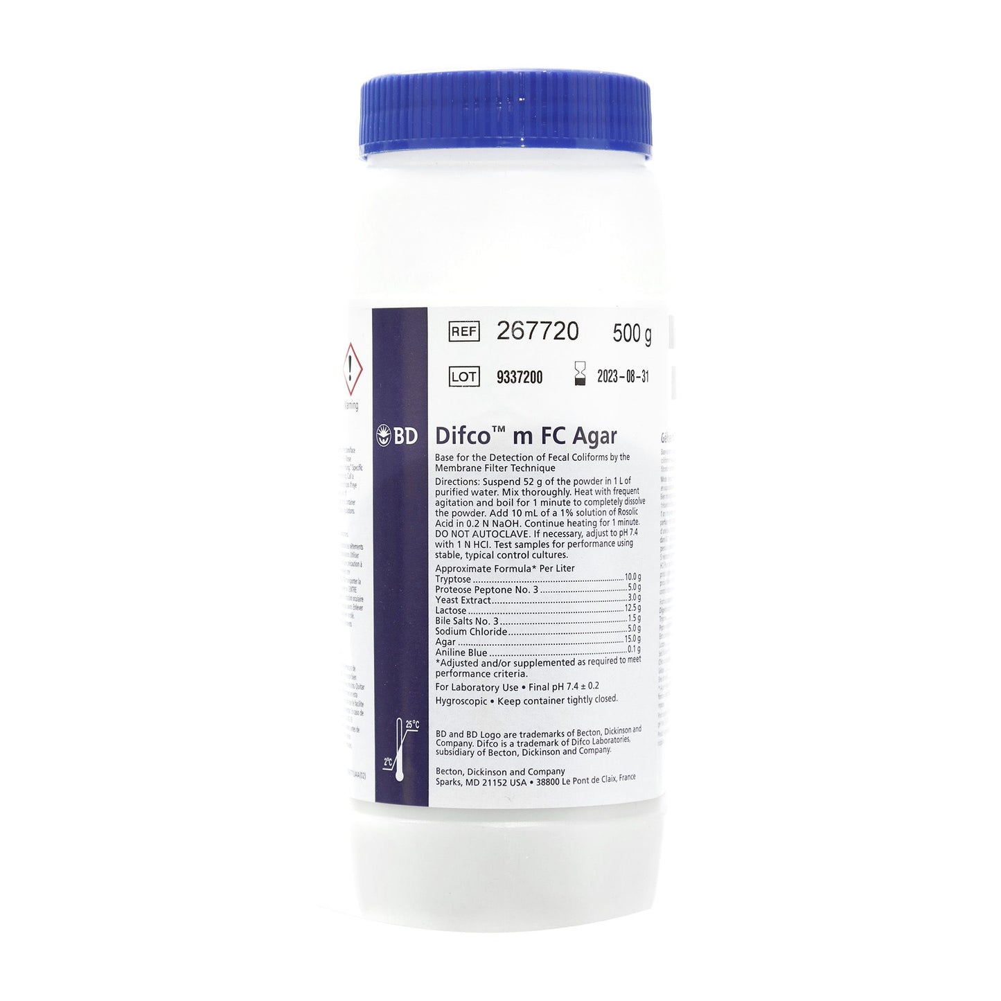 267720 - Agar M Fc 500g Difco