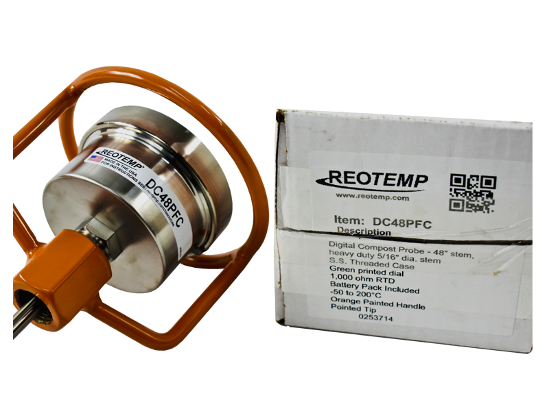 DC48PFC – Termómetro Digital Para Composta -50 A 200°C 121cm Reotemp