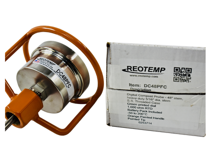 DC48PFC – Termómetro Digital Para Composta -50 A 200°C 121cm Reotemp