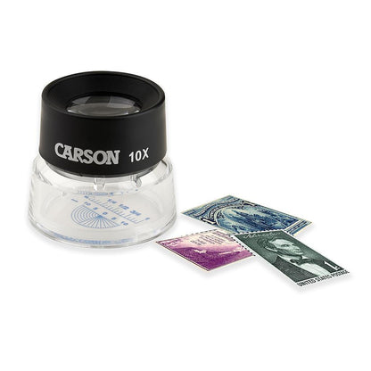 Lupa Lumiloupe Base De Acrílico 10x Carson