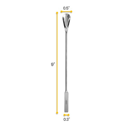 CH0635C - Cuchara Espátula Acero Inoxidable 25cm Eisco