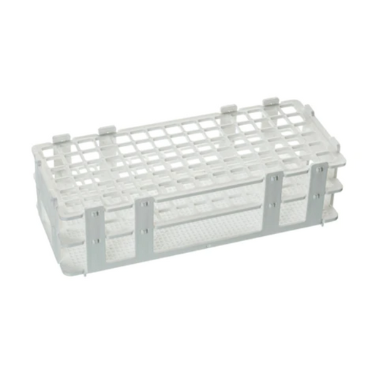 CH0710A - Gradilla Polipropileno Blanca P/90 Tubos 13mm Eisco