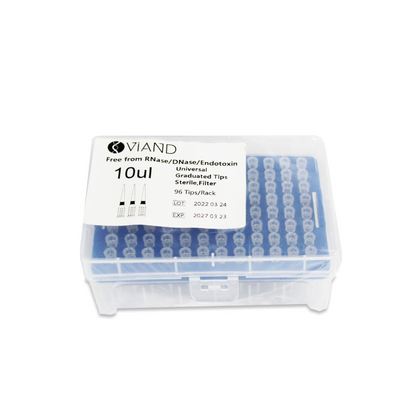 MPTR0010-96 - Punta Clara 10µl Rack Pk/96 Viand