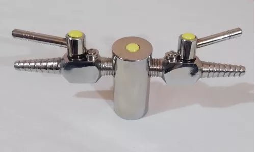 TO1800 - Torreta Con 2 Salidas 3/8" (Agua-Gas) Nal