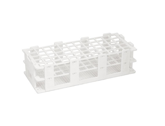 CH0710B - Gradilla Polipropileno Blanca P/60 Tubos 16mm Eisco