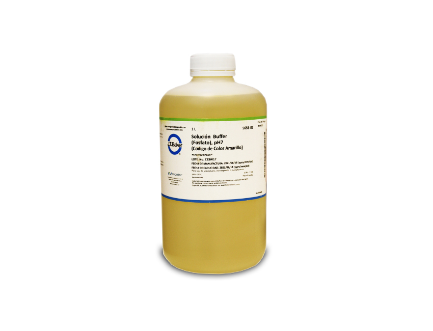 5656-02 – Buffer De Referencia Ph 7 Fosfato Amarillo 1lt J.T.Baker