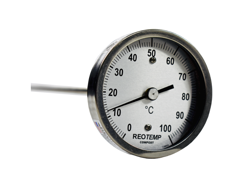 A36PF-C43 – Termómetro De Suelo Y Composta 0-100°C Largo 90cm Reotemp