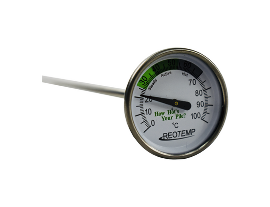 FG20P-C43 – Termómetro De Suelo Y Composta 0-100°C Largo 50cm Reotemp