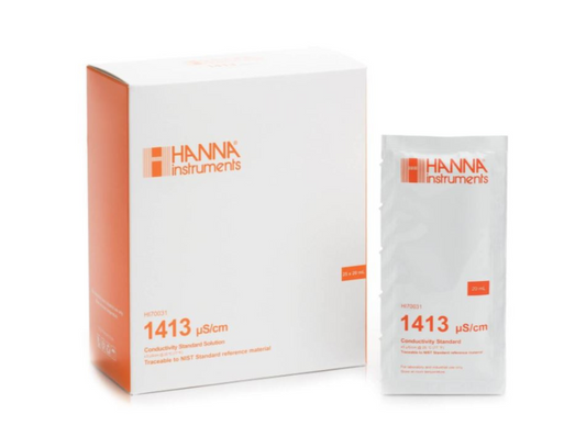 Solución En Sobres 1413µs 25 X 20ml Hanna