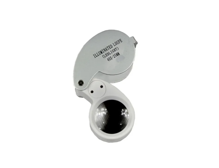 MJ352540A – Lupa 40x 25mm C/Luz De Acrílico Viand