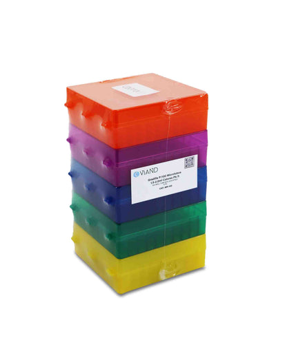 MR-100 - Gradilla P/100 Microtubos 1.5/2ml Colores Pk/5 Viand