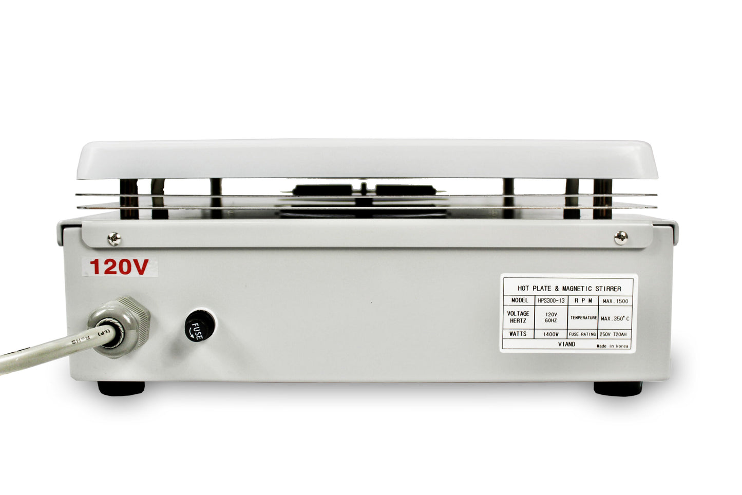 Termoagitador Plato Cerámica 12"X12" 350°C 1300rpm VIAND