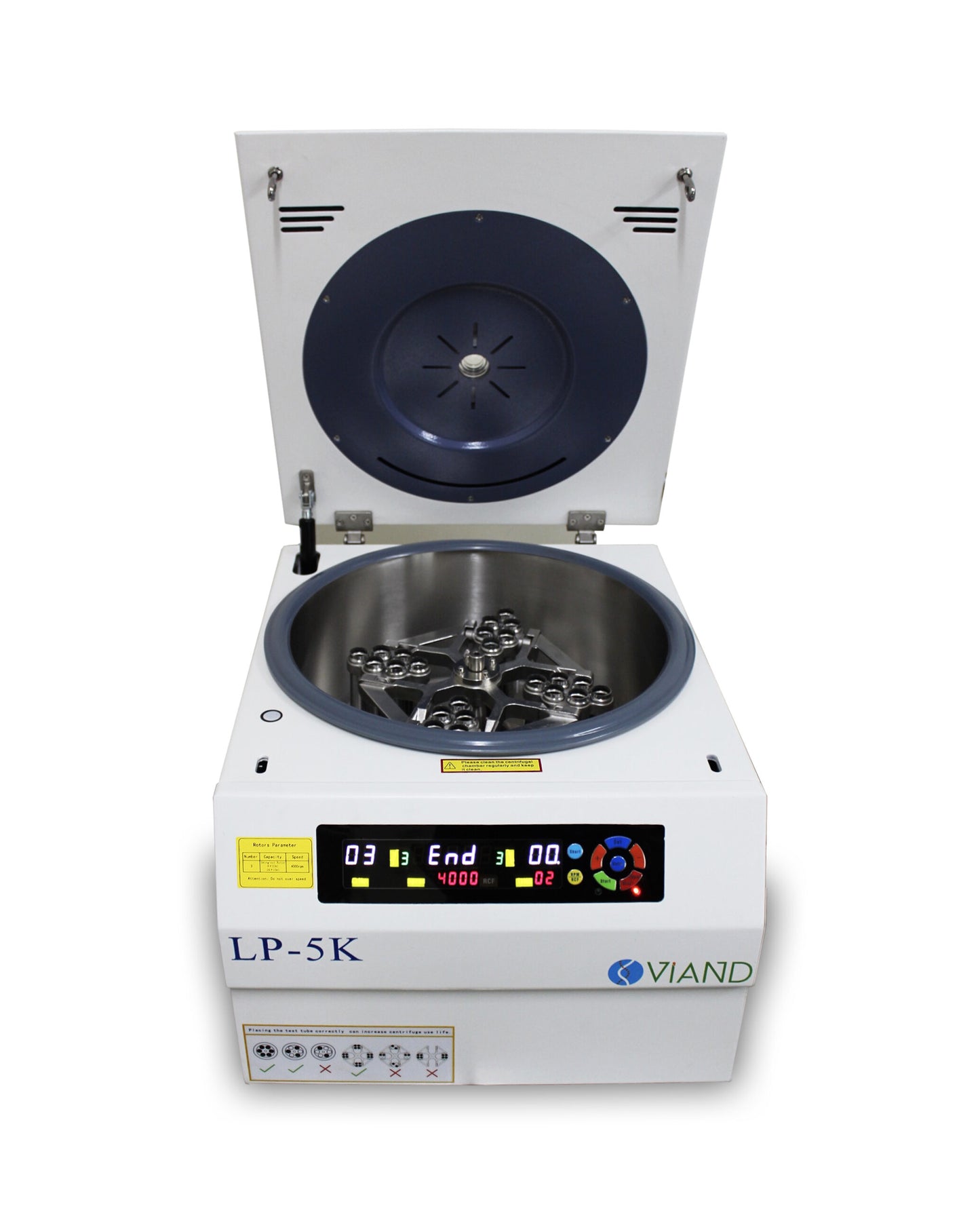 LP-5K - Centrifuga 5500rpm Rotor Oscilante 24x15ml Cap. Max. 8x50ml Viand