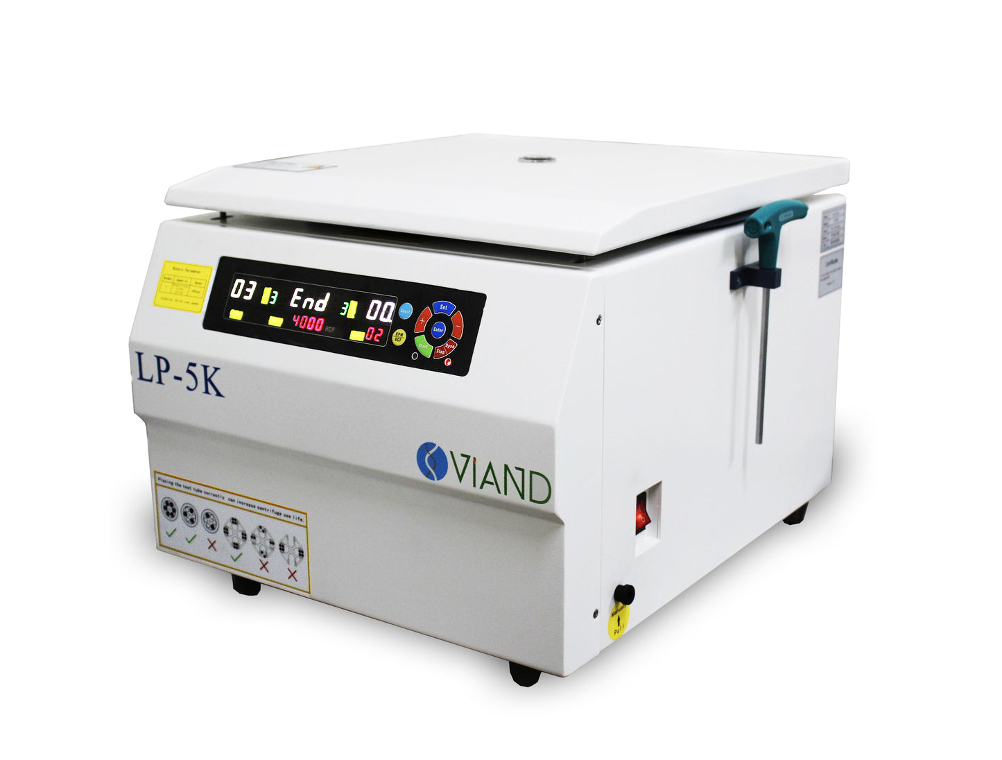 LP-5K - Centrifuga 5500rpm Rotor Oscilante 24x15ml Cap. Max. 8x50ml Viand