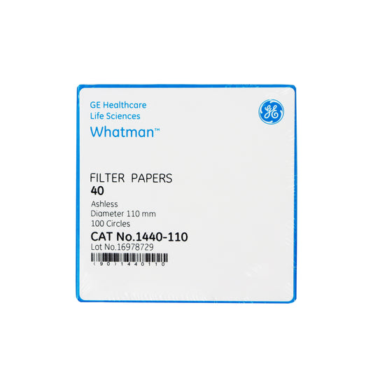 1440-110 - PAPEL FILTRO CUANTITATIVO #40 DE 110MM 0 PK/100 WHATMAN