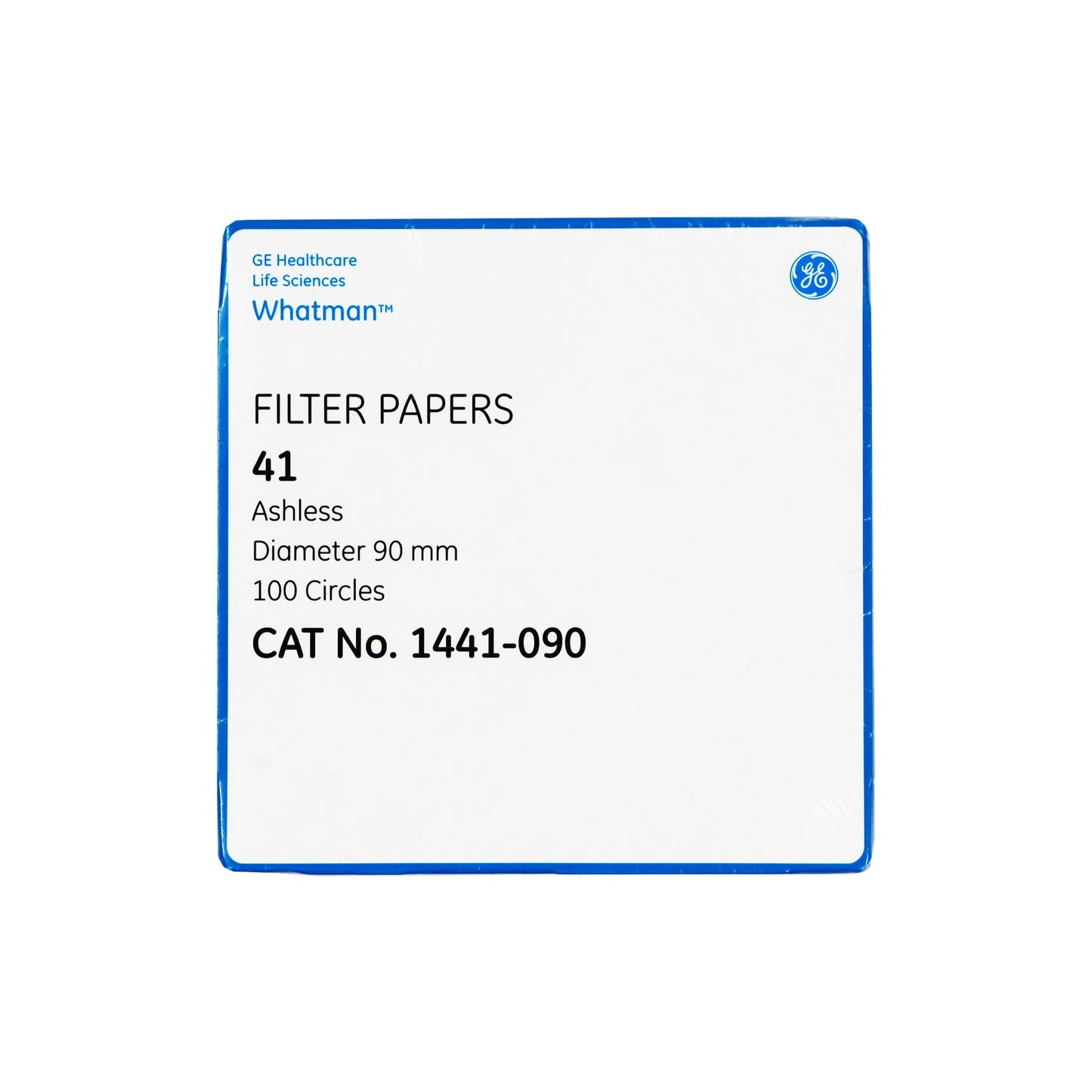 1441-090 - Papel Filtro Cuantitativo # 41 De 90mm Ø Pk/100 Whatman