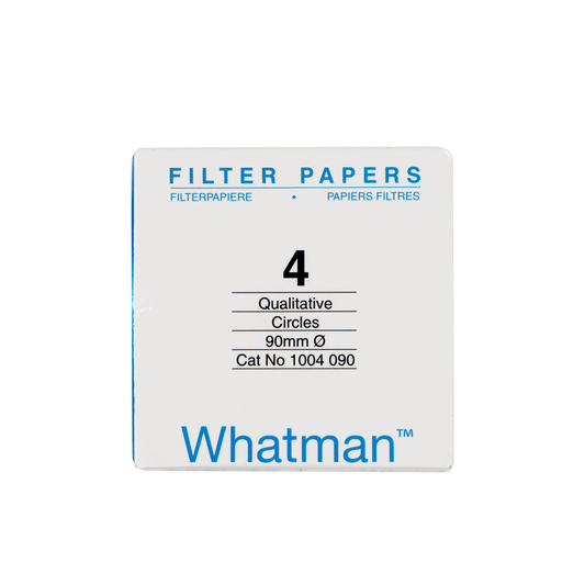 1004-090 PAPEL FILTRO CUALITATIVO #4 DE 90MM Ø PK/100 WHATMAN