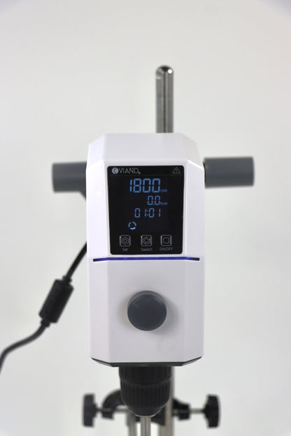 Agitador De Pópela Digital 30l 50-1800rpm Agitación Ambos Sentidos Viand
