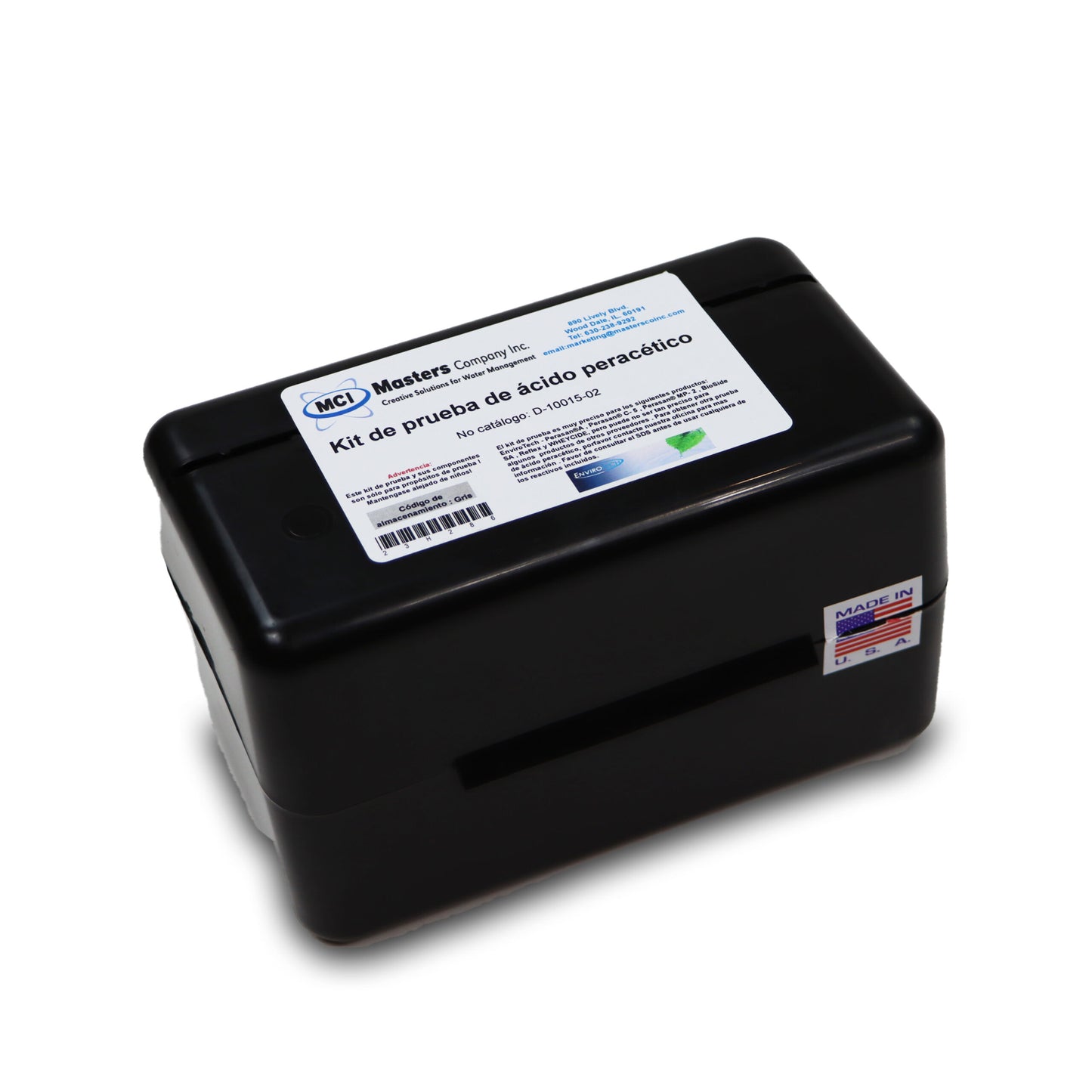 D-10015-02 - Kit De Titulación Para Medir Acido Peracético 20-400ppm Masters Company