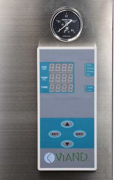 Autoclave Digital Vertical 75lt 105-134°C VIAND