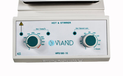 Termoagitador Plato Cerámica 7x7" 380°C 1500rpm VIAND