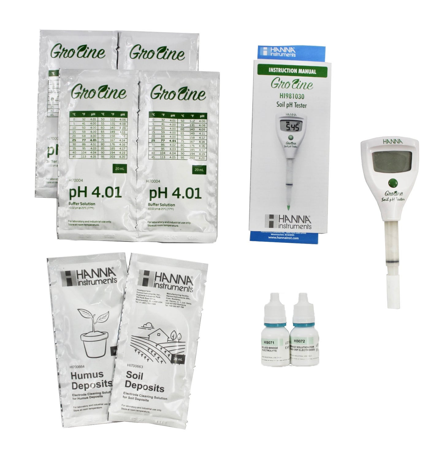 HI981030 – Medidor De Ph 0.00-14.00 De Suelo Tipo Pluma Hanna