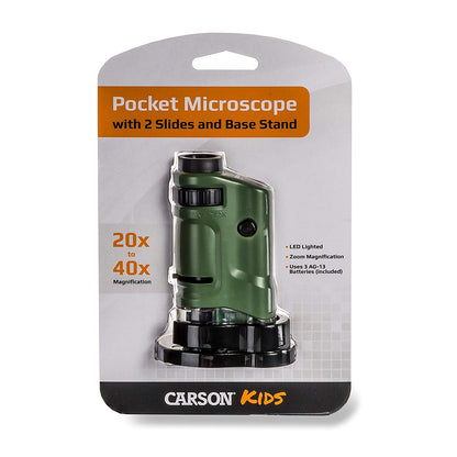 Microscopio De Bolsillo 20-40x Carson