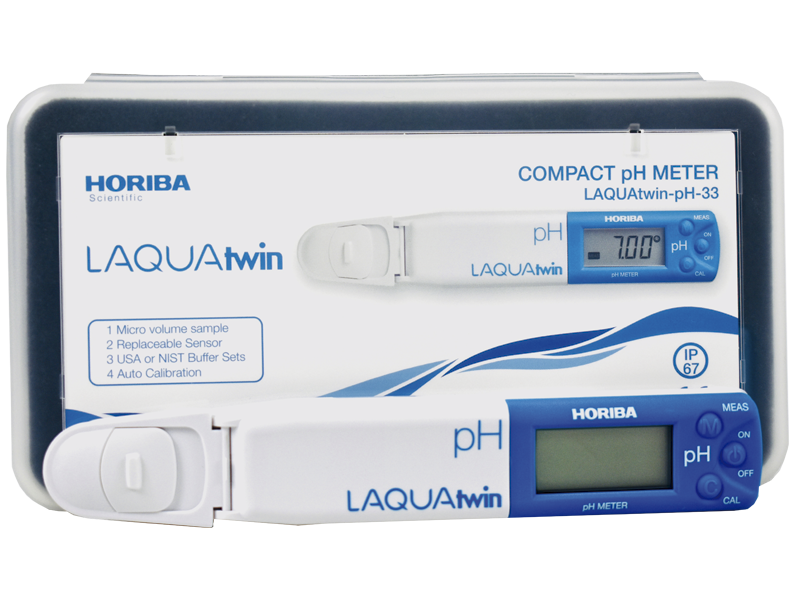 PH33 – Medidor De Ph/Mv/°C 0.00 A 14.00 Laquatwin Horiba