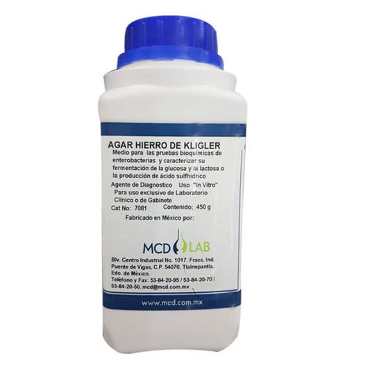 7081 - Agar Hierro Kligler 450g MCD