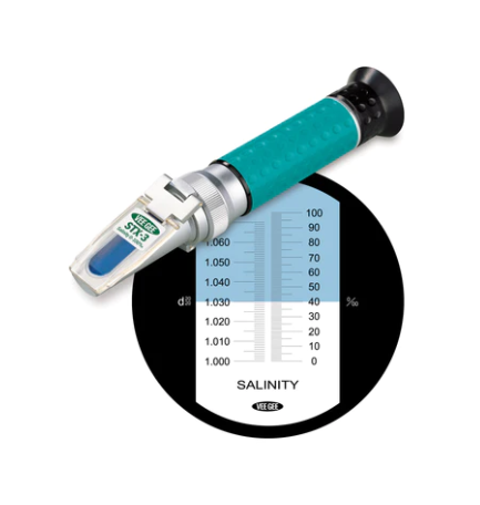 43036 – Refractómetro Manual Salinometro 0-100ppt Stx-3 Vee Gee