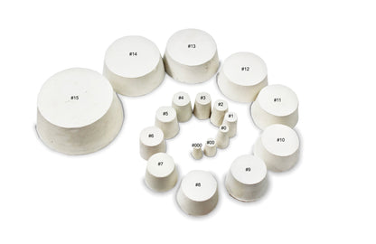 TH-12 - Tapón De Hule Blanco #12 Nacional