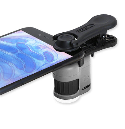 Microscopio De Bolsillo 20x C/Clip Para Smartphone Carson