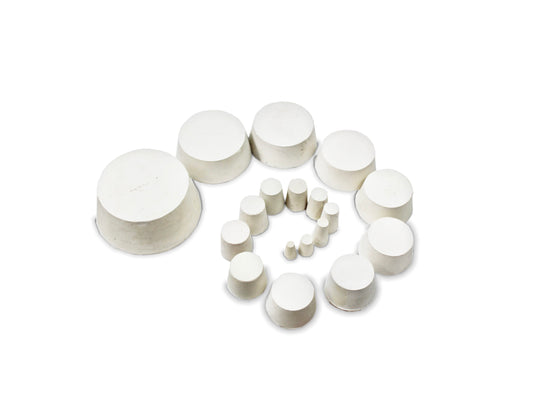 TH-1 - Tapón De Hule Blanco #1 Nacional