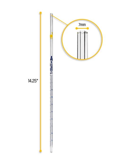 CH0572D - Pipeta Serológica Graduada Clase "B" 1ml X 0.01 Eisco